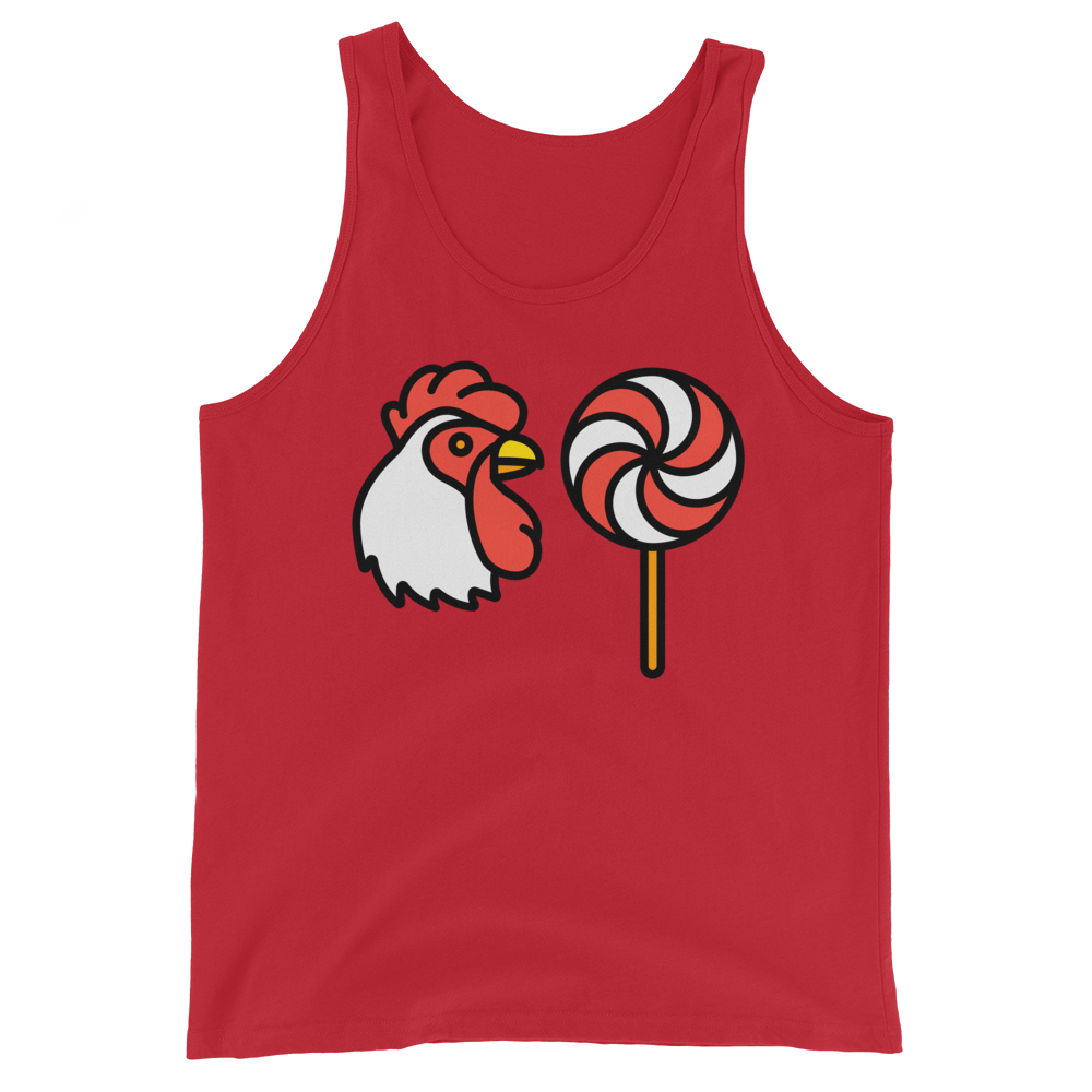 Why did the chicken (Tank Top)-Tank Top-Swish Embassy