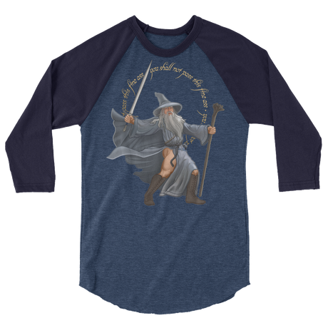 You Shall Not Pass This Fine Ass (Raglan)-Raglan-Swish Embassy