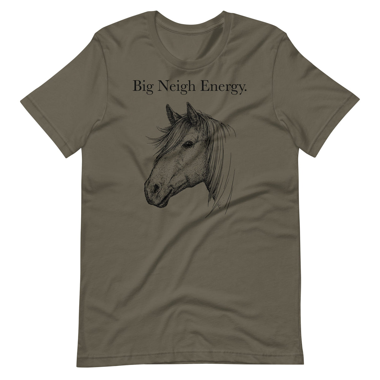 Big Neigh Energy-T-Shirts-Swish Embassy
