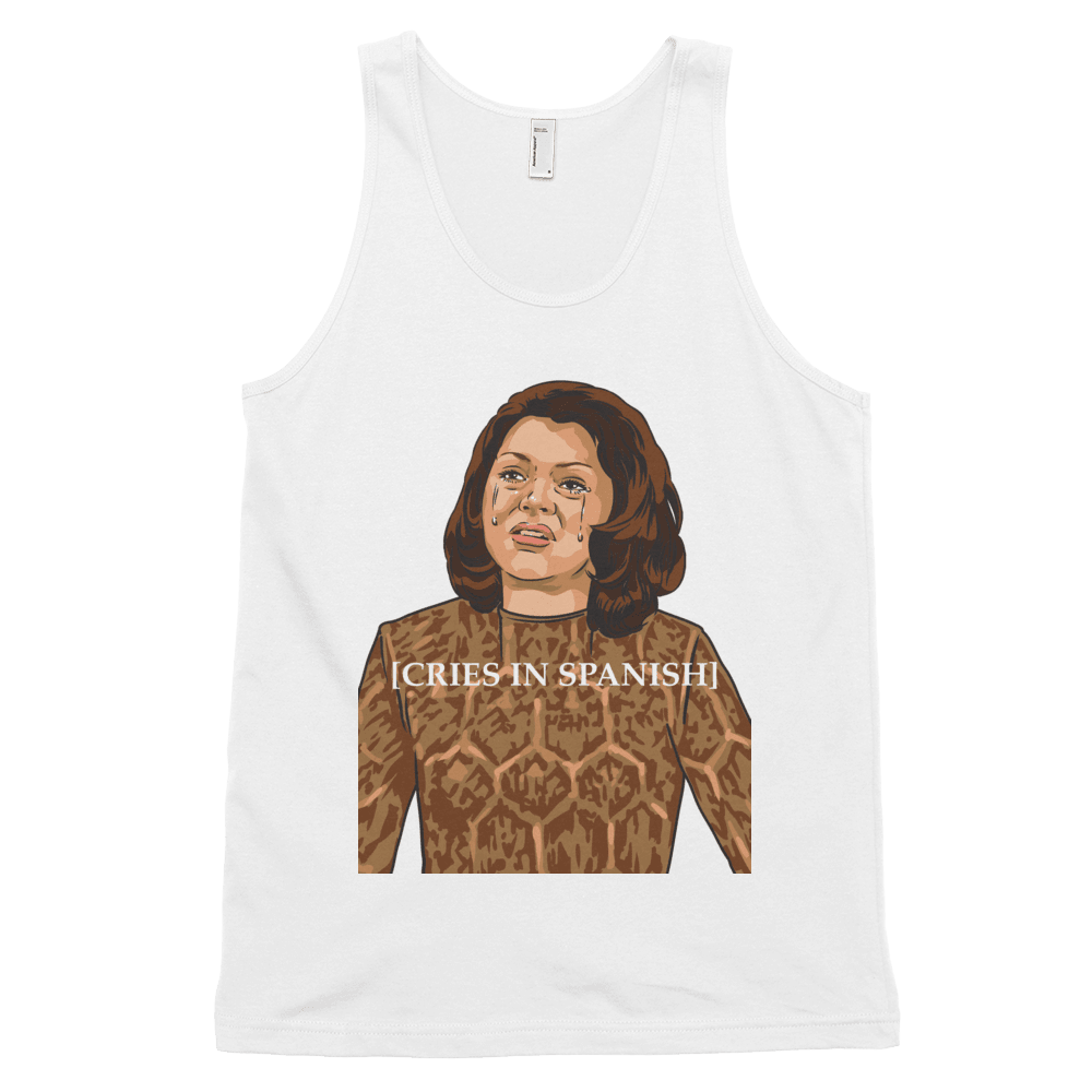 Cries in Spanish (Tank)-Tank Top-Swish Embassy