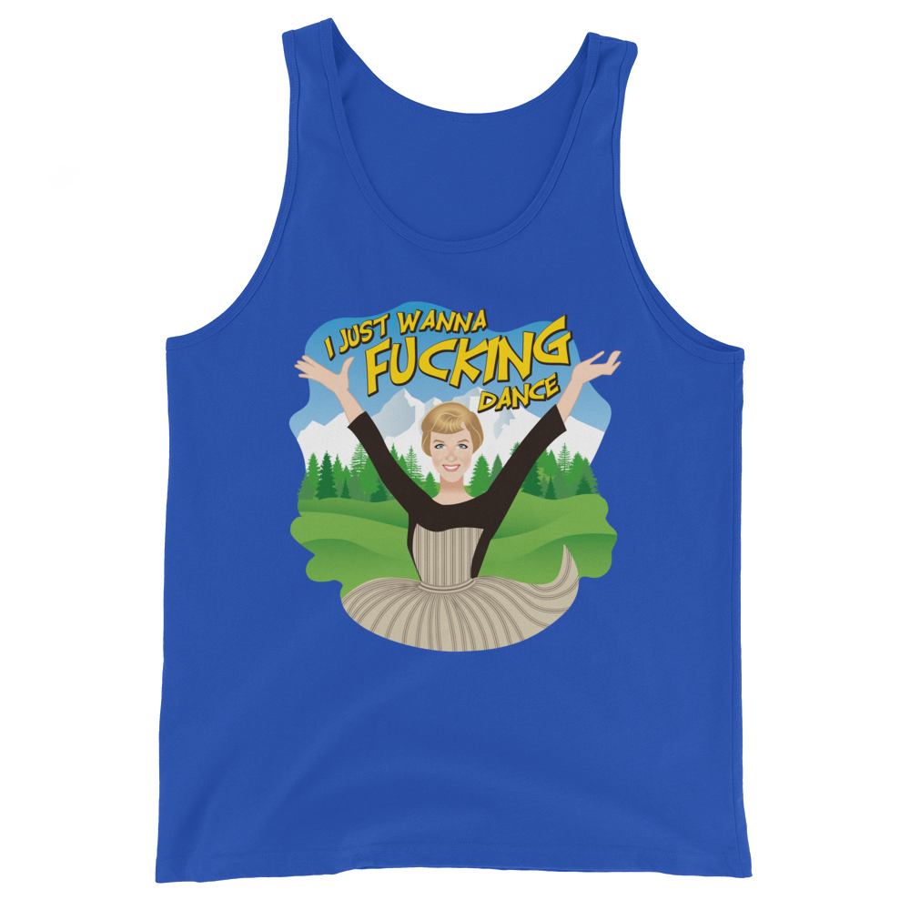 I Just Wanna F*cking Dance (Tank Top)-Tank Top-Swish Embassy