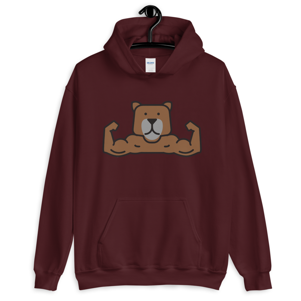 Muscle Bear (Hoodie)-Hoodie-Swish Embassy