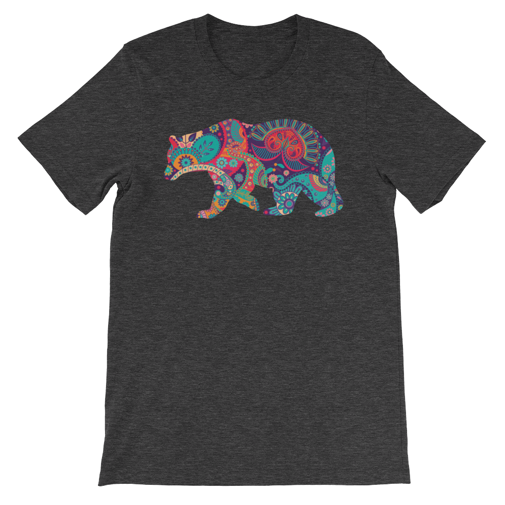 Paisley Bear-T-Shirts-Swish Embassy