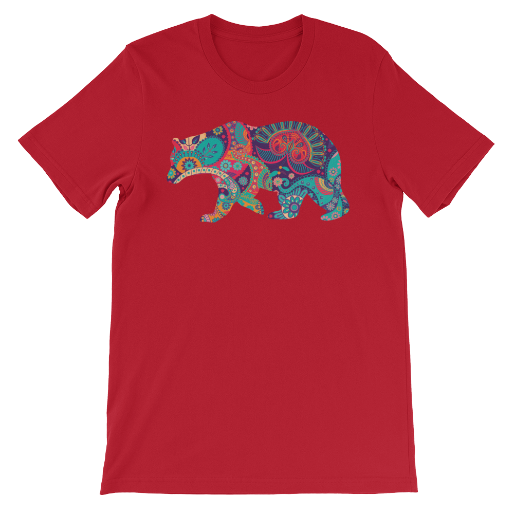 Paisley Bear-T-Shirts-Swish Embassy