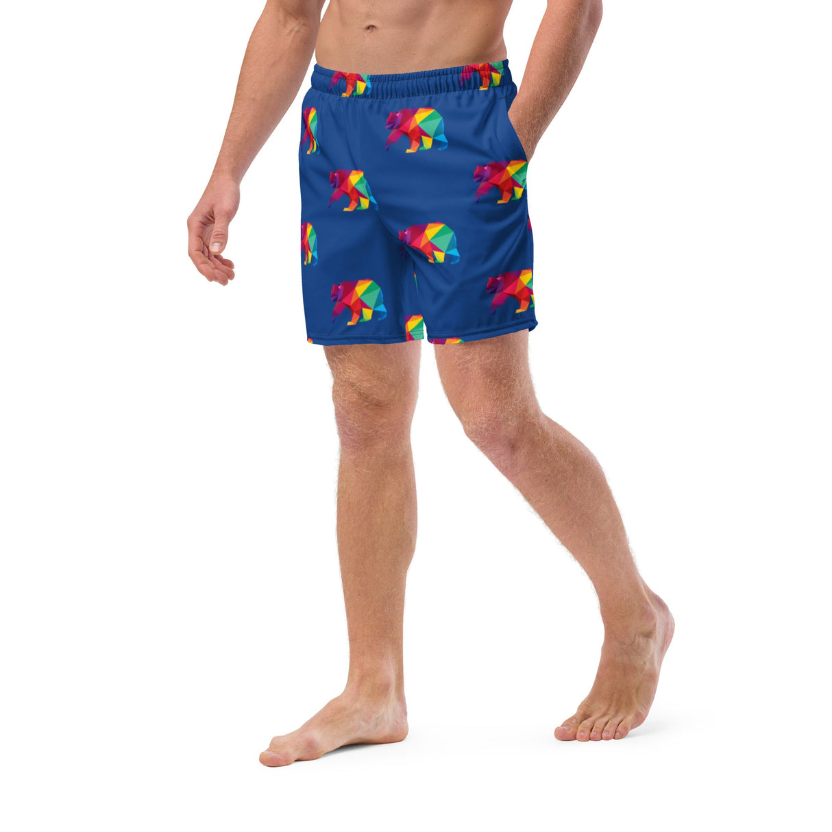 Polygon Bear (Swim Trunks)-Swim Trunks-Swish Embassy