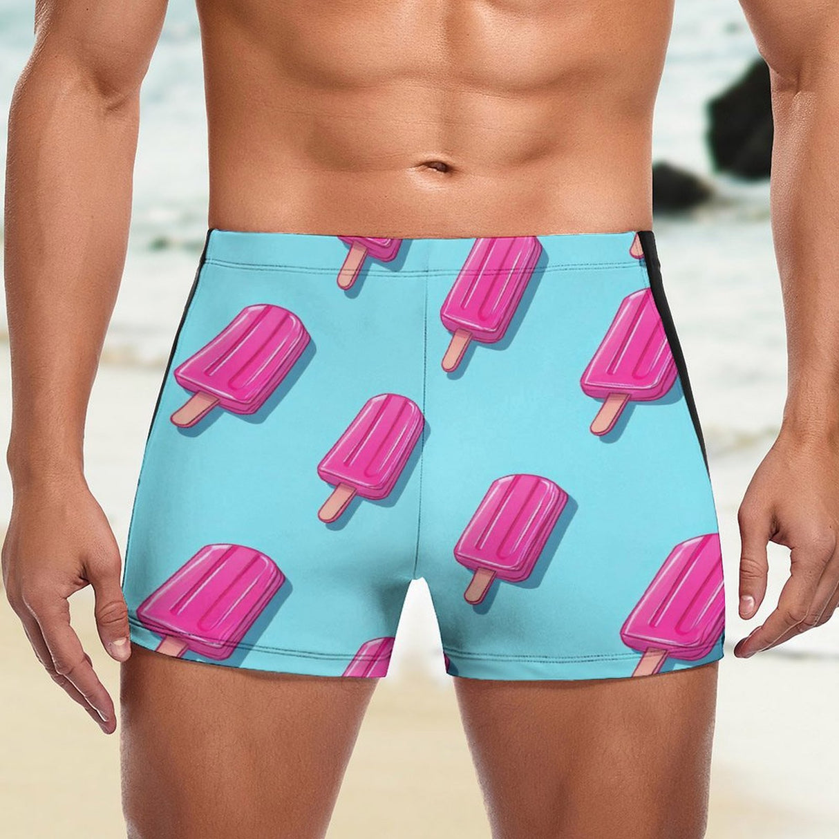 Pink Popsicle (Square Cut Trunks)