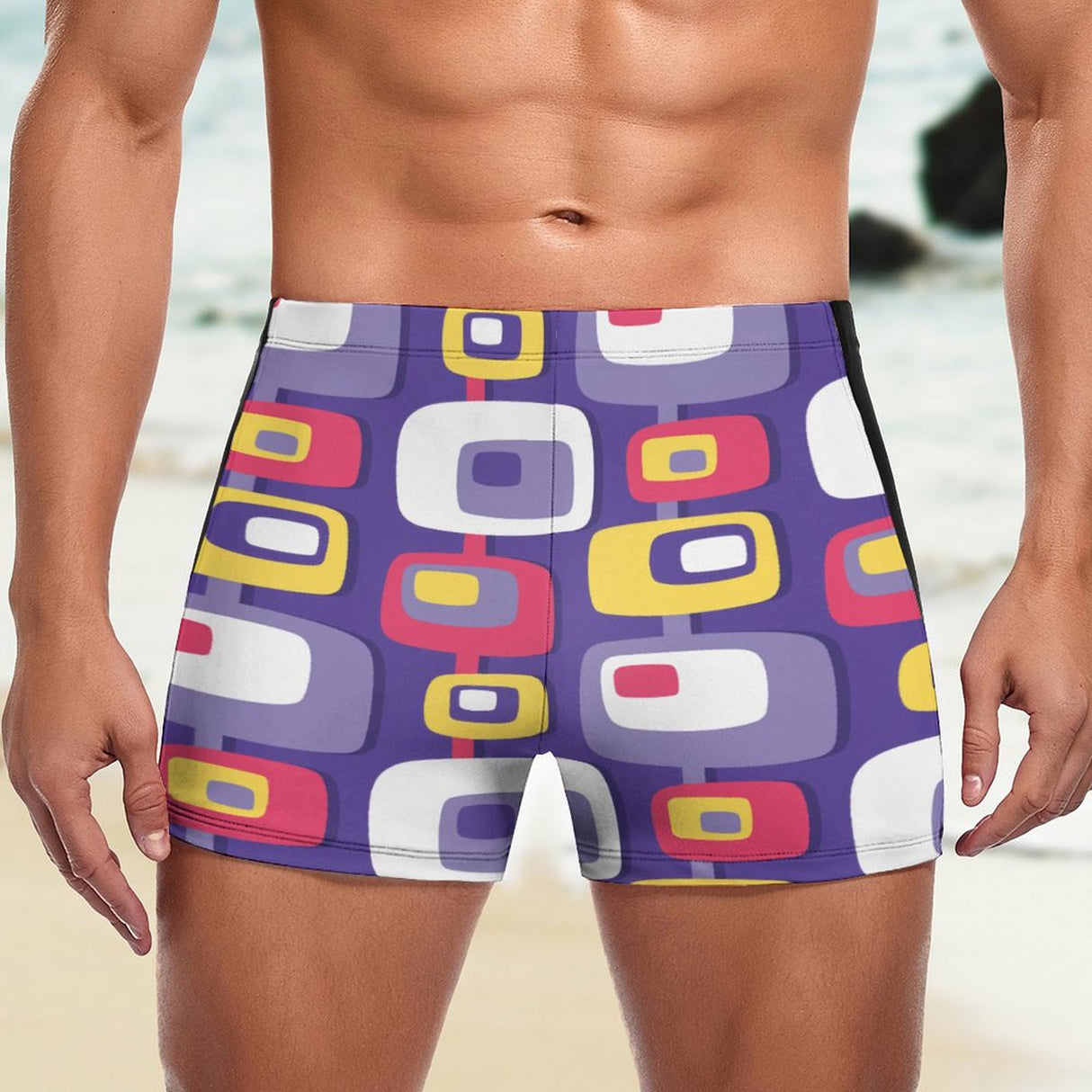 Mid-Century Purple (Square Cut Trunks)