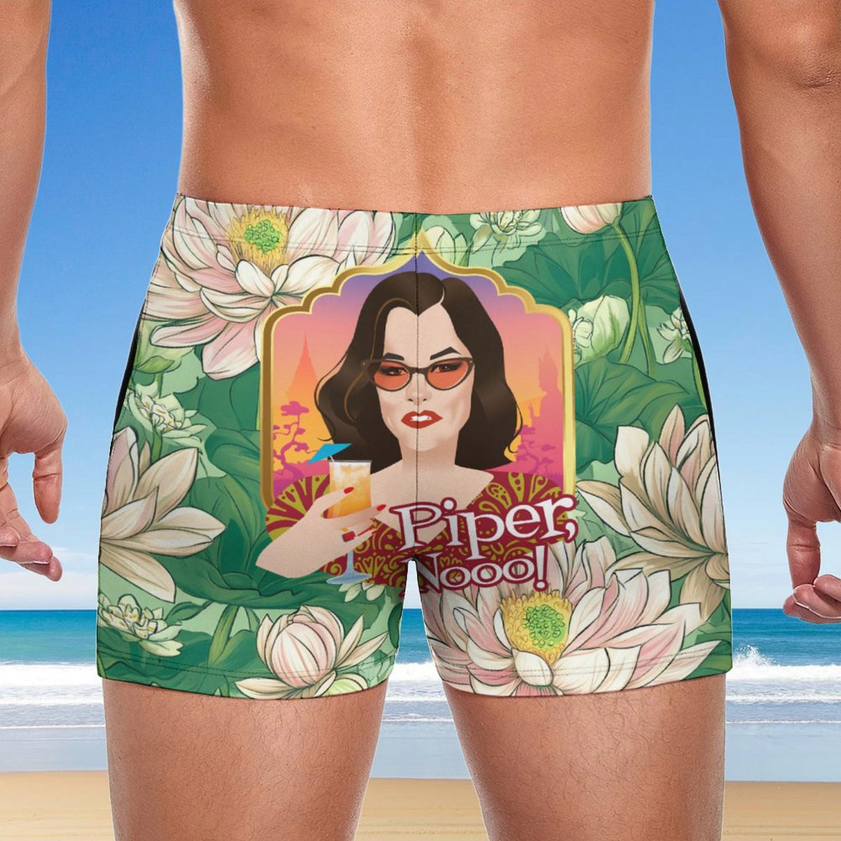 Piper, Nooo! (Square Cut Trunks)