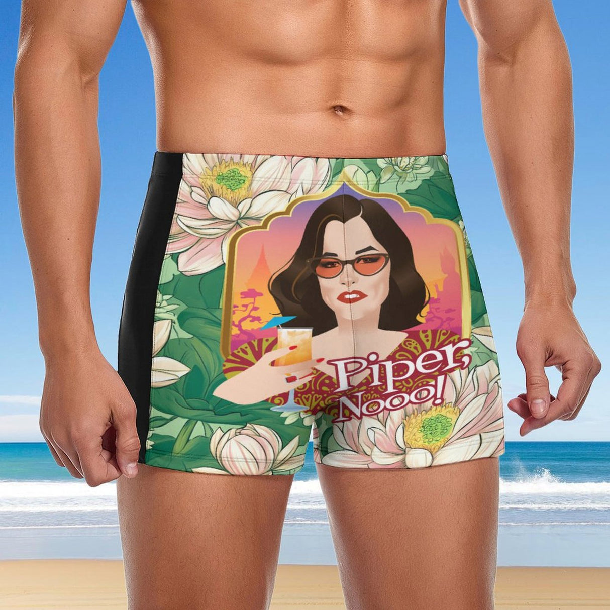 Piper, Nooo! (Square Cut Trunks)