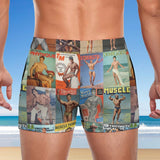 Vintage Beefcake (Square Cut Trunks)