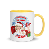 Naughty Not Nice (Mug) - Yellow