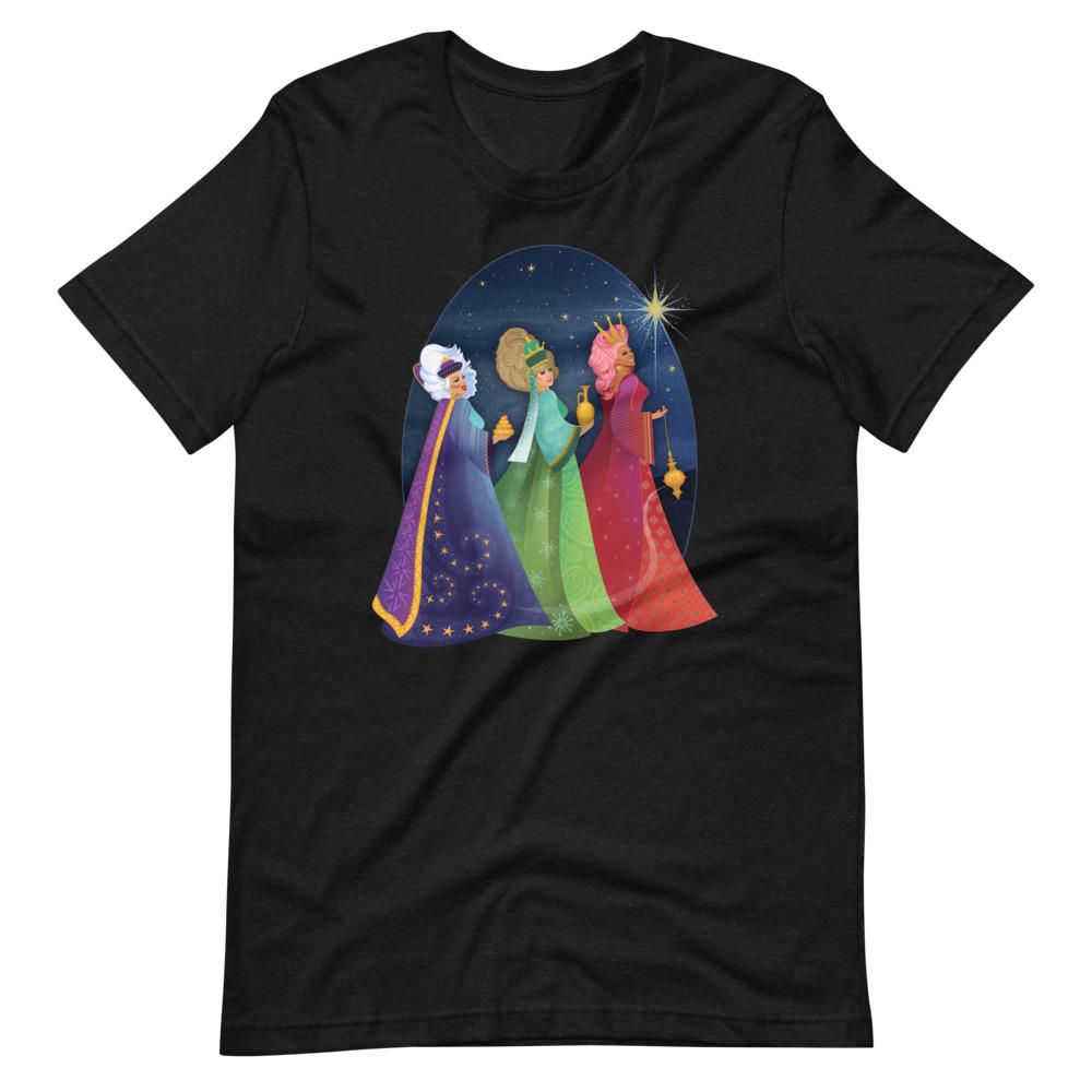 3 Wise Queens-Christmas T-Shirts-Swish Embassy