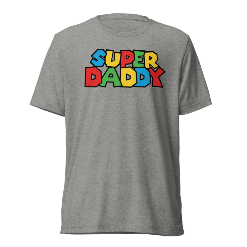 Super Daddy (Triblend) - Athletic Grey Triblend