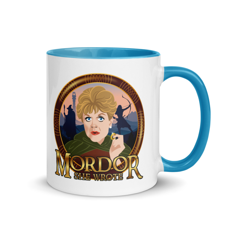 Mordor She Wrote (Mug) - Blue