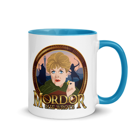 Mordor She Wrote (Mug) - Blue