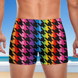 Pride Houndstooth (Square Cut Trunks)