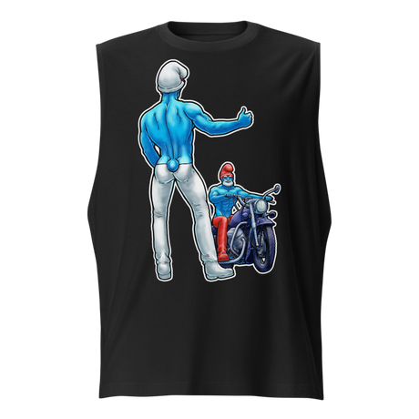 Papa's Hog (Muscle Shirt) - Black
