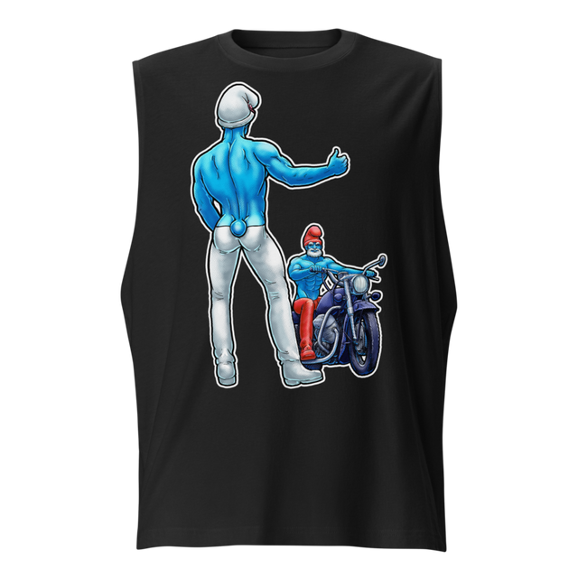Papa's Hog (Muscle Shirt) - Black