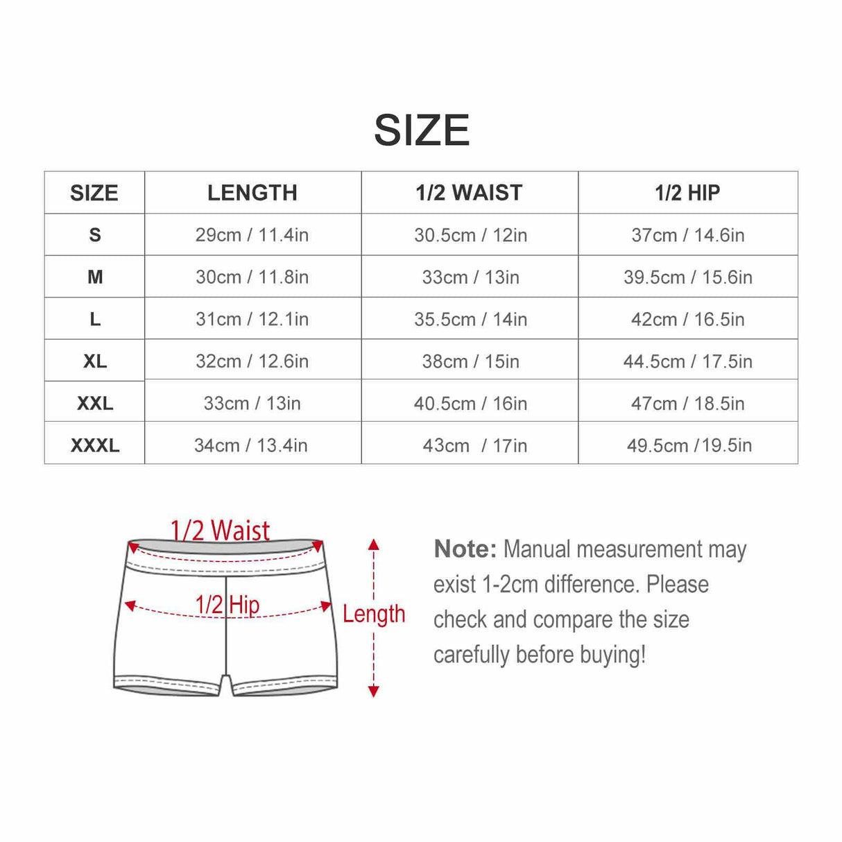 Gayard (Square Cut Trunks)