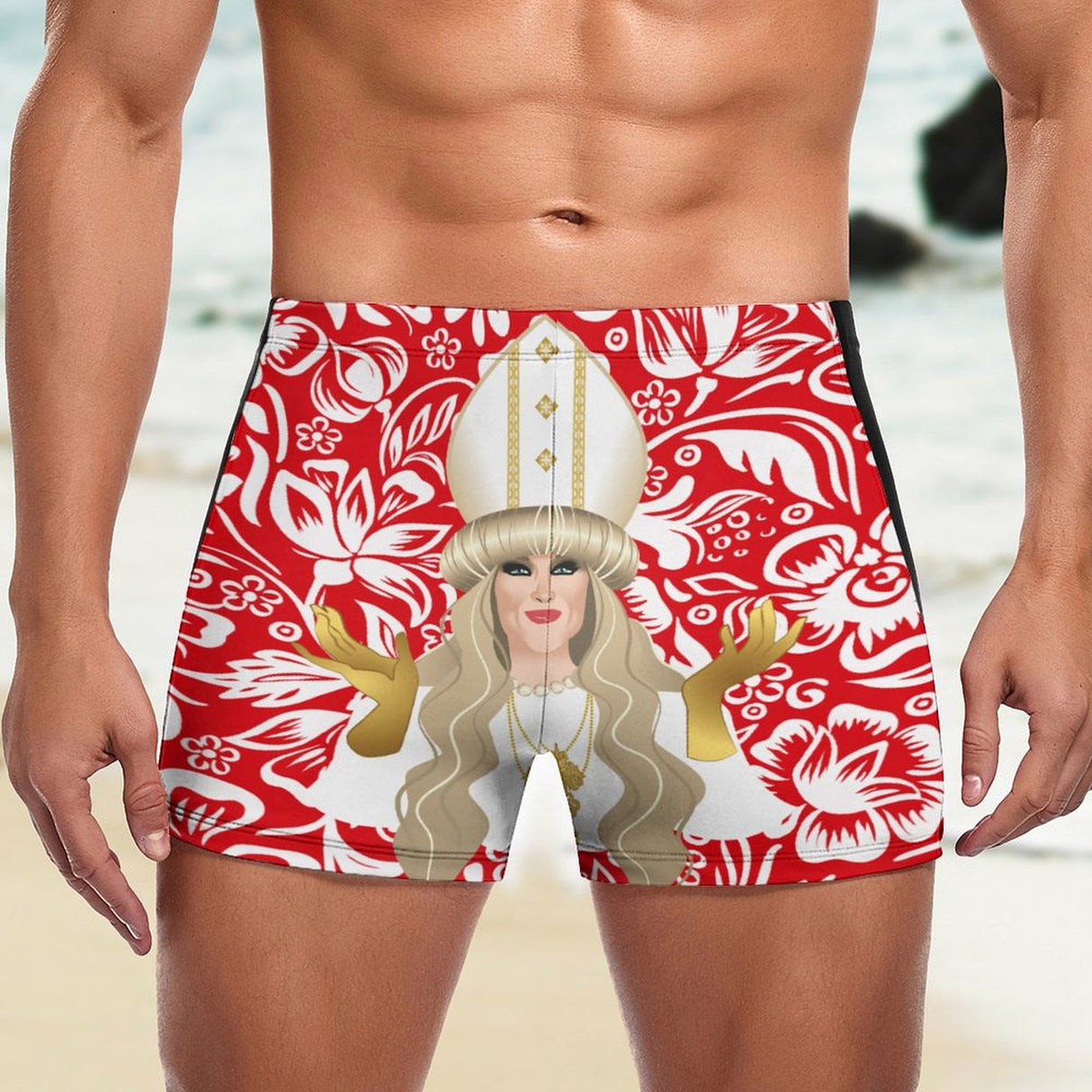 Vatican't Even (Square Cut Trunks)
