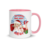 Naughty Not Nice (Mug) - Pink