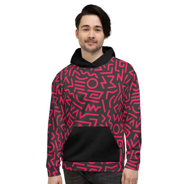 80s Statement (Allover Hoodie)-Allover Hoodie-Swish Embassy