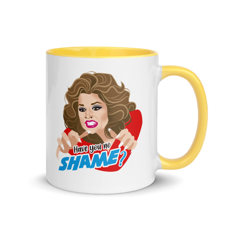 Have You No Shame? (Mug) - Yellow