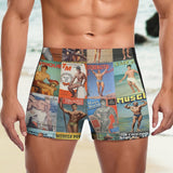 Vintage Beefcake (Square Cut Trunks)