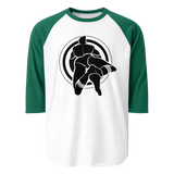 Bullseye (Raglan) - White/Kelly