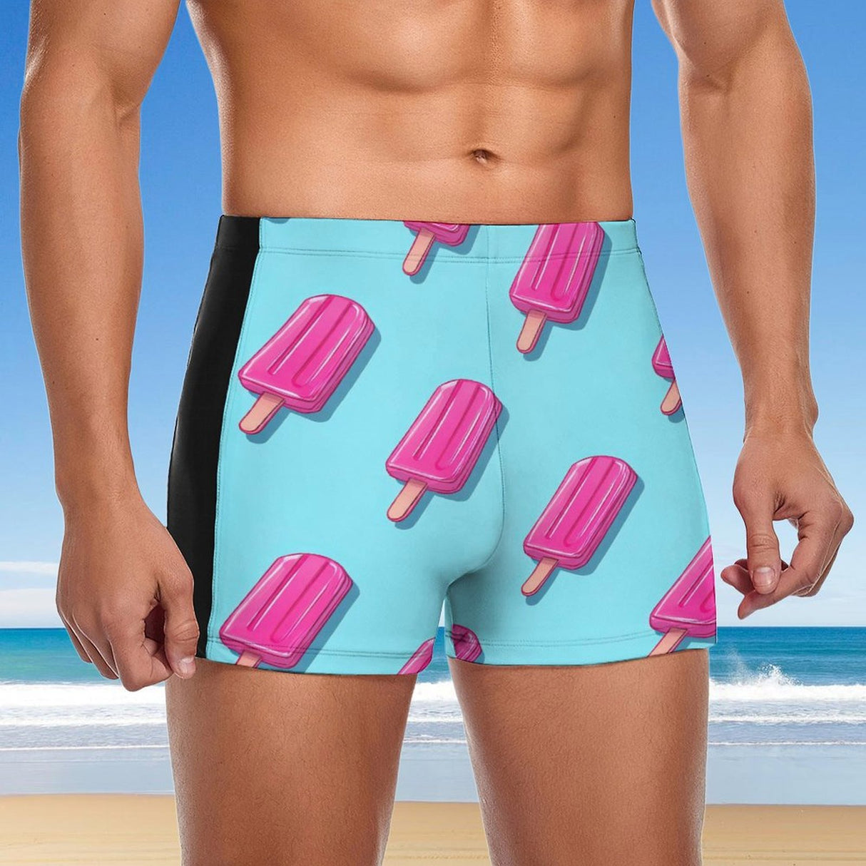Pink Popsicle (Square Cut Trunks)