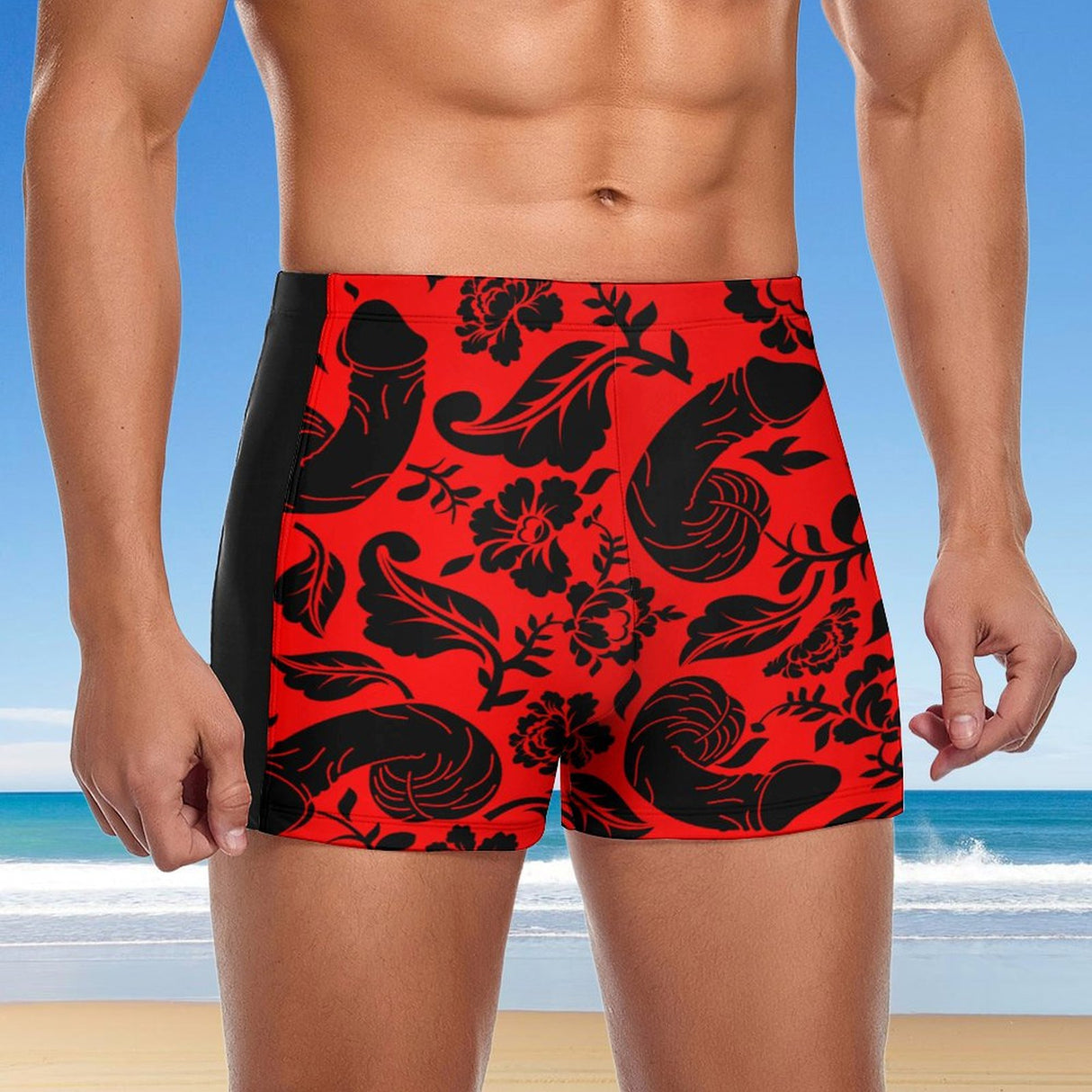 Floral Pecker (Square Cut Trunks)