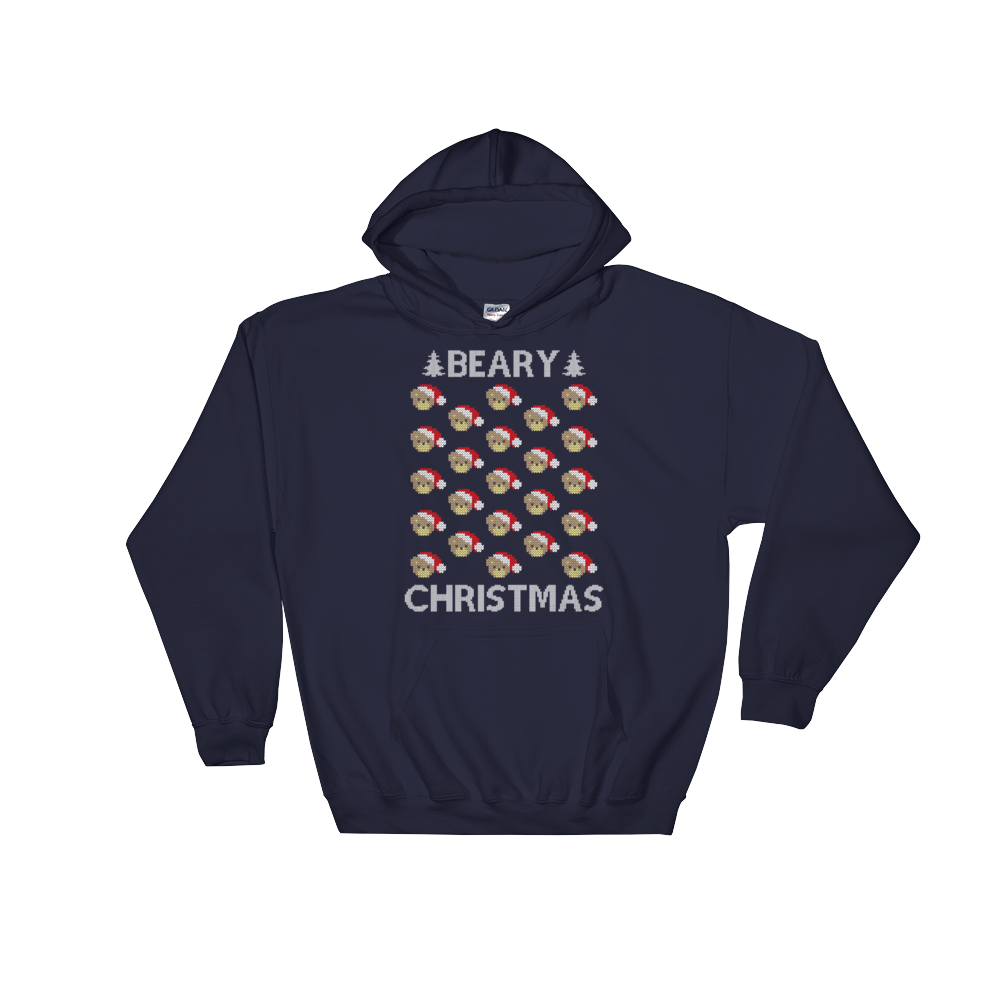 A Beary Christmas (Hoodie)-Hoodie-Swish Embassy