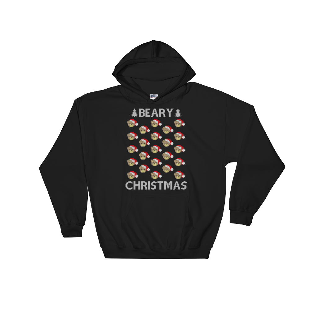 A Beary Christmas (Hoodie)-Hoodie-Swish Embassy