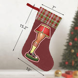 A Christmas Lamp (Sequin Christmas Stocking)-Christmas Stockings-Swish Embassy