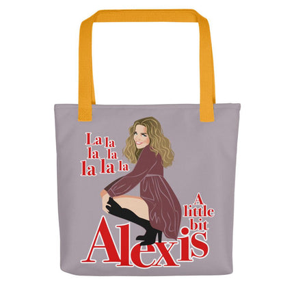 A Little Bit Alexis (Tote bag)-Bags-Swish Embassy