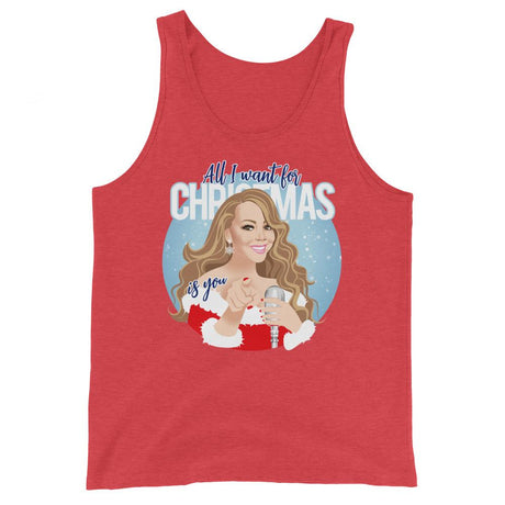 All I Want (Tank Top)-Christmas Tank Tops-Swish Embassy