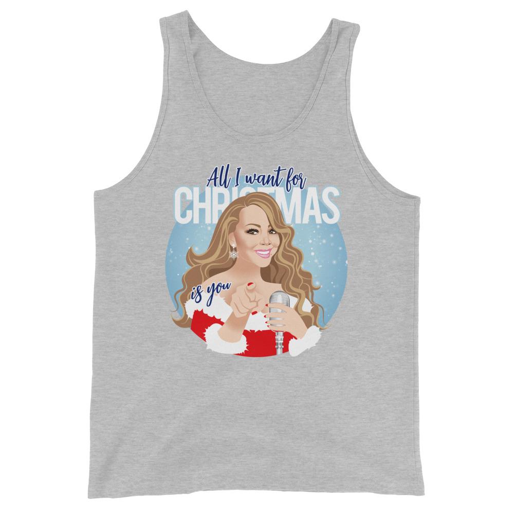 All I Want (Tank Top)-Christmas Tank Tops-Swish Embassy