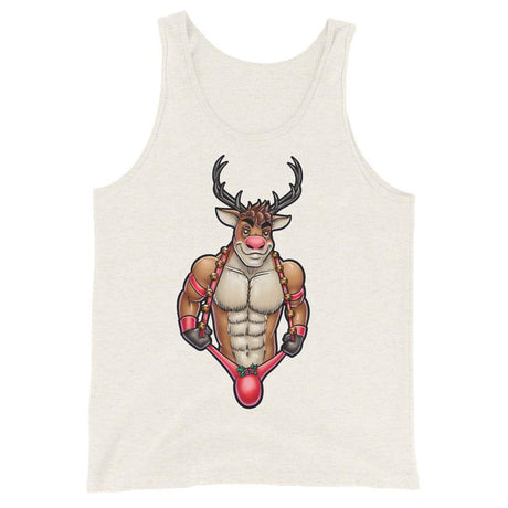 All the Reindeer Loved Him (Tank Top)-Christmas Tank Tops-Swish Embassy