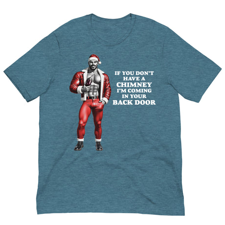 Backdoor Chimney-Christmas T-Shirts-Swish Embassy