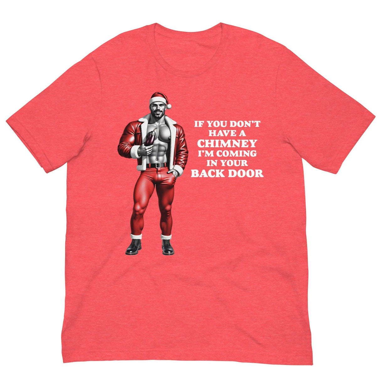Backdoor Chimney-Christmas T-Shirts-Swish Embassy