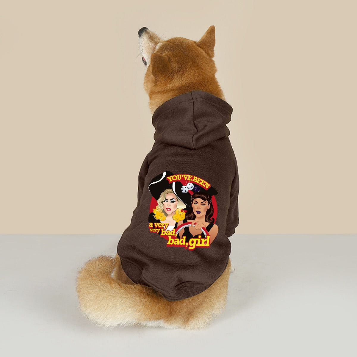 Bad Girl (Pet Hoodie)-Pet Hoodie-Swish Embassy
