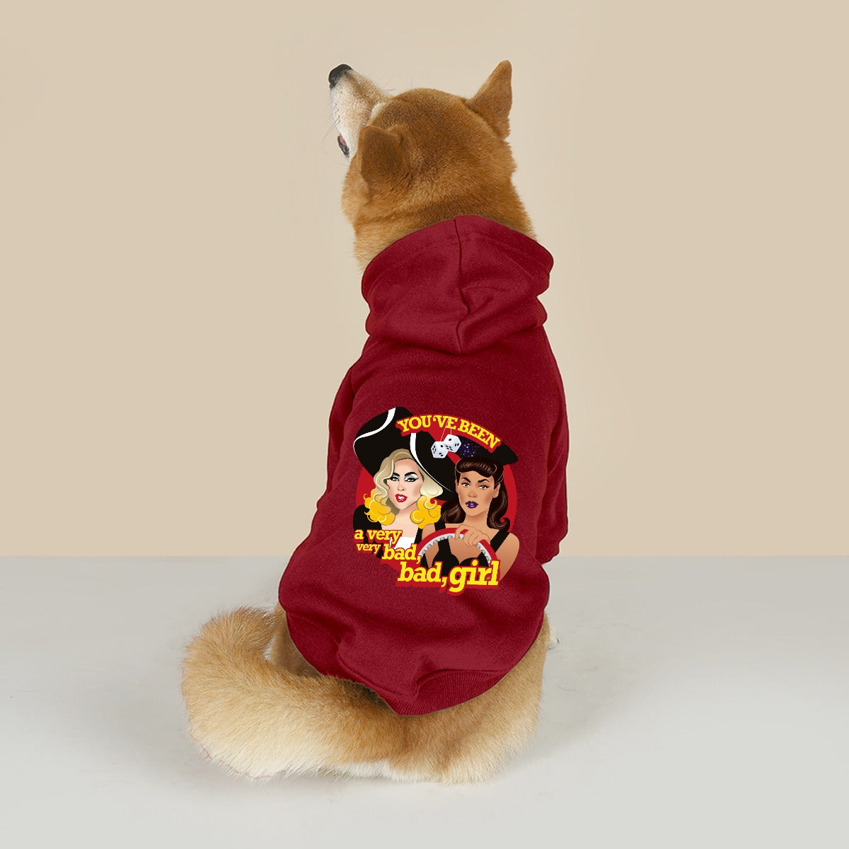 Bad Girl (Pet Hoodie)-Pet Hoodie-Swish Embassy