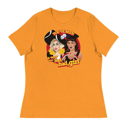 Bad Girl (Women's Relaxed T-Shirt)-Women's T-Shirts-Swish Embassy