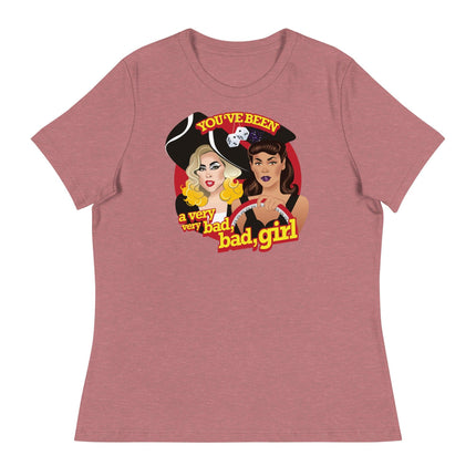 Bad Girl (Women's Relaxed T-Shirt)-Women's T-Shirts-Swish Embassy