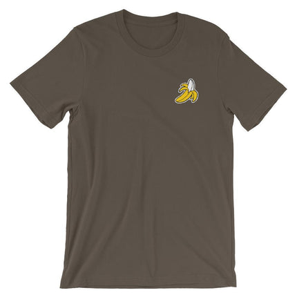Banana (Embroidered T-Shirt)-Embroidered T-Shirts-Swish Embassy