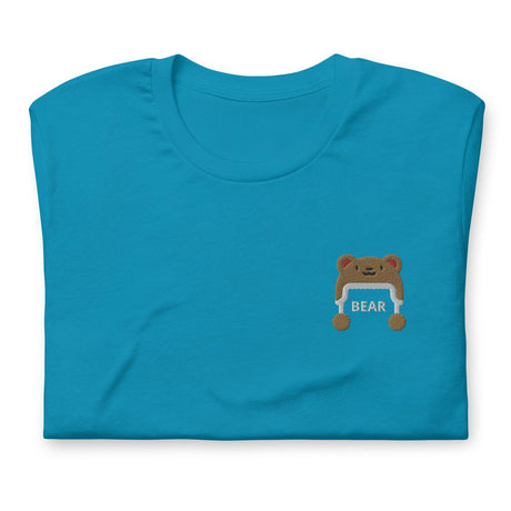 Bear Hat (Bear)-Christmas T-Shirts Embroidery-Swish Embassy