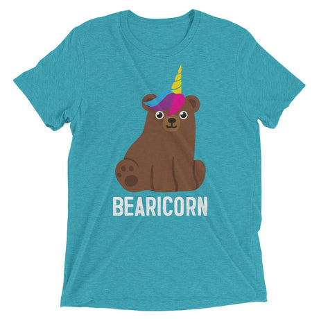 Bearicorn (Triblend)-Triblend T-Shirt-Swish Embassy