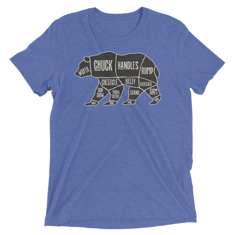 Bear's Anatomy (Triblend)-Triblend T-Shirt-Swish Embassy