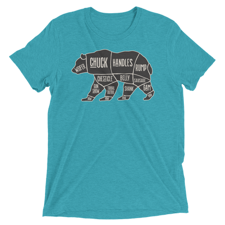 Bear's Anatomy (Triblend)-Triblend T-Shirt-Swish Embassy