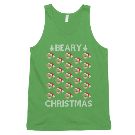 Beary Christmas (Tank Top)-Christmas Tank Tops-Swish Embassy